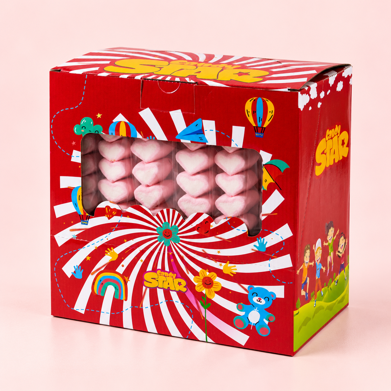 Candy Star Heart Marshmallow Lollipop 25 g