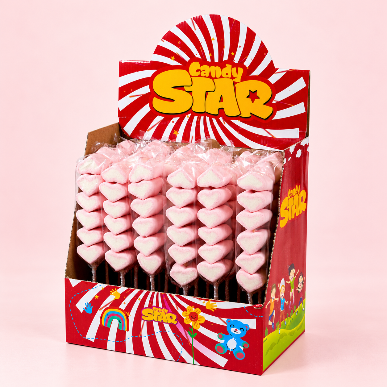 Heart Marshmallow Lollipop 25 g