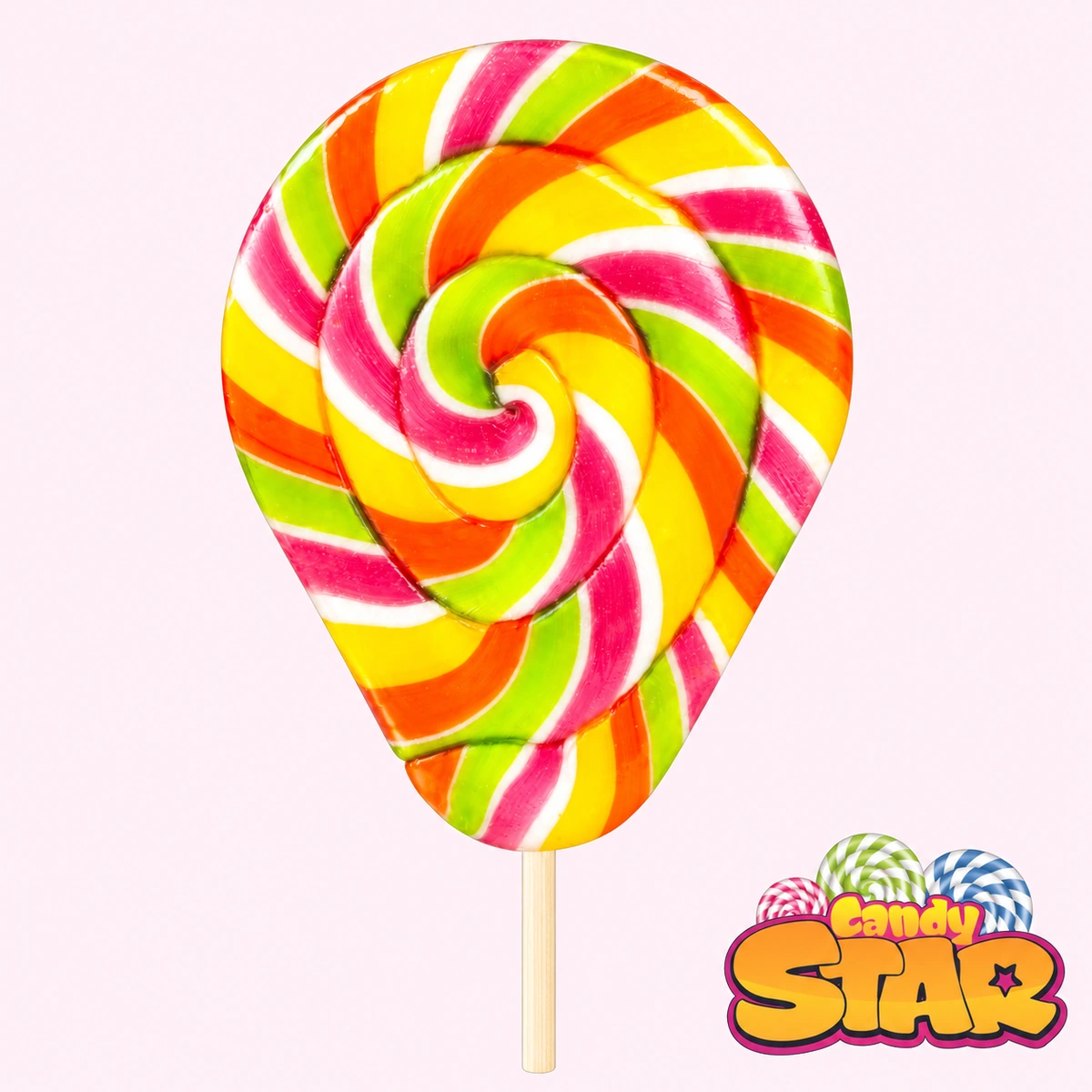 Candy Star Balon Sosyete Lolipop Şeker 30g