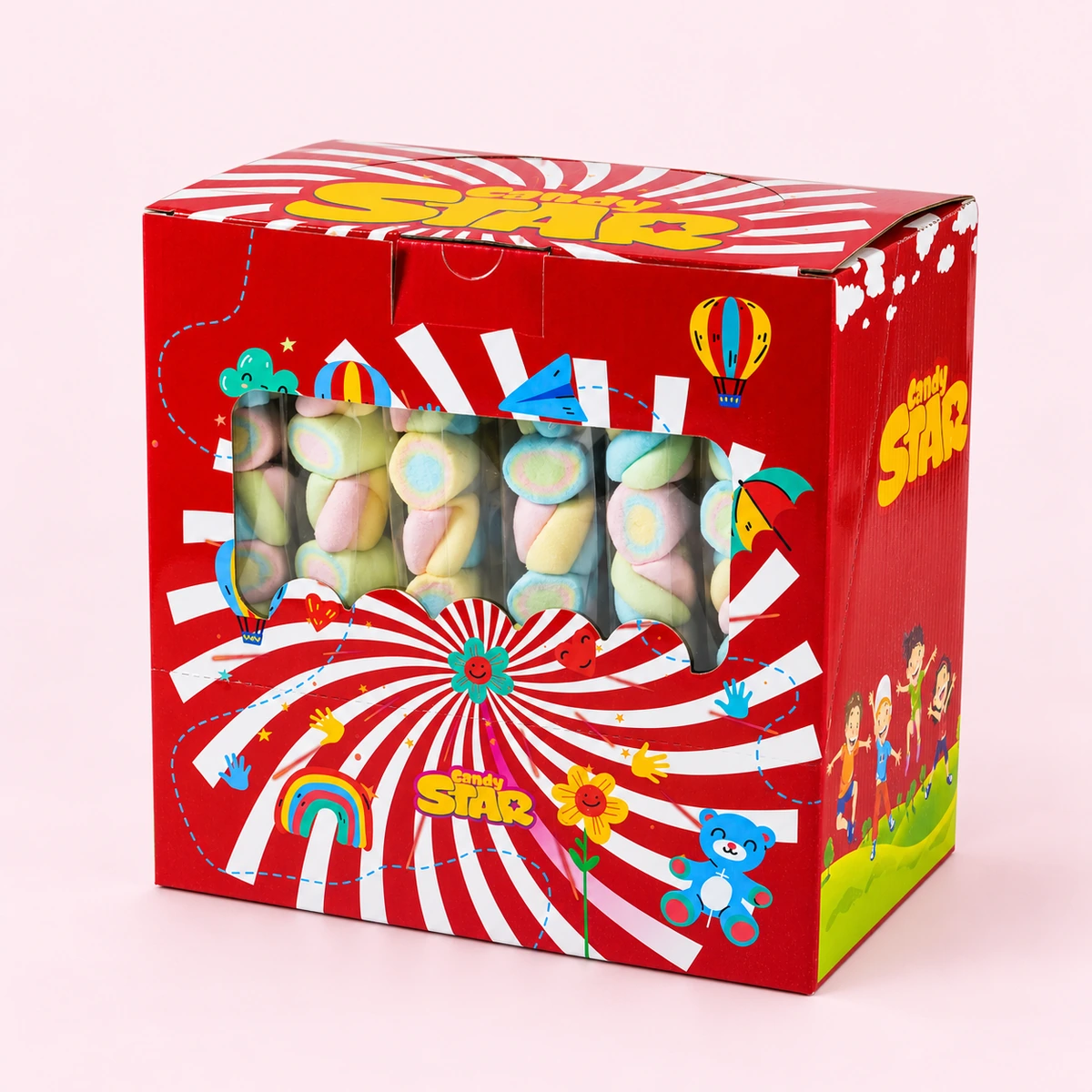 Candy Star  Roller / Twist Marshmallow Lollipop 25 g