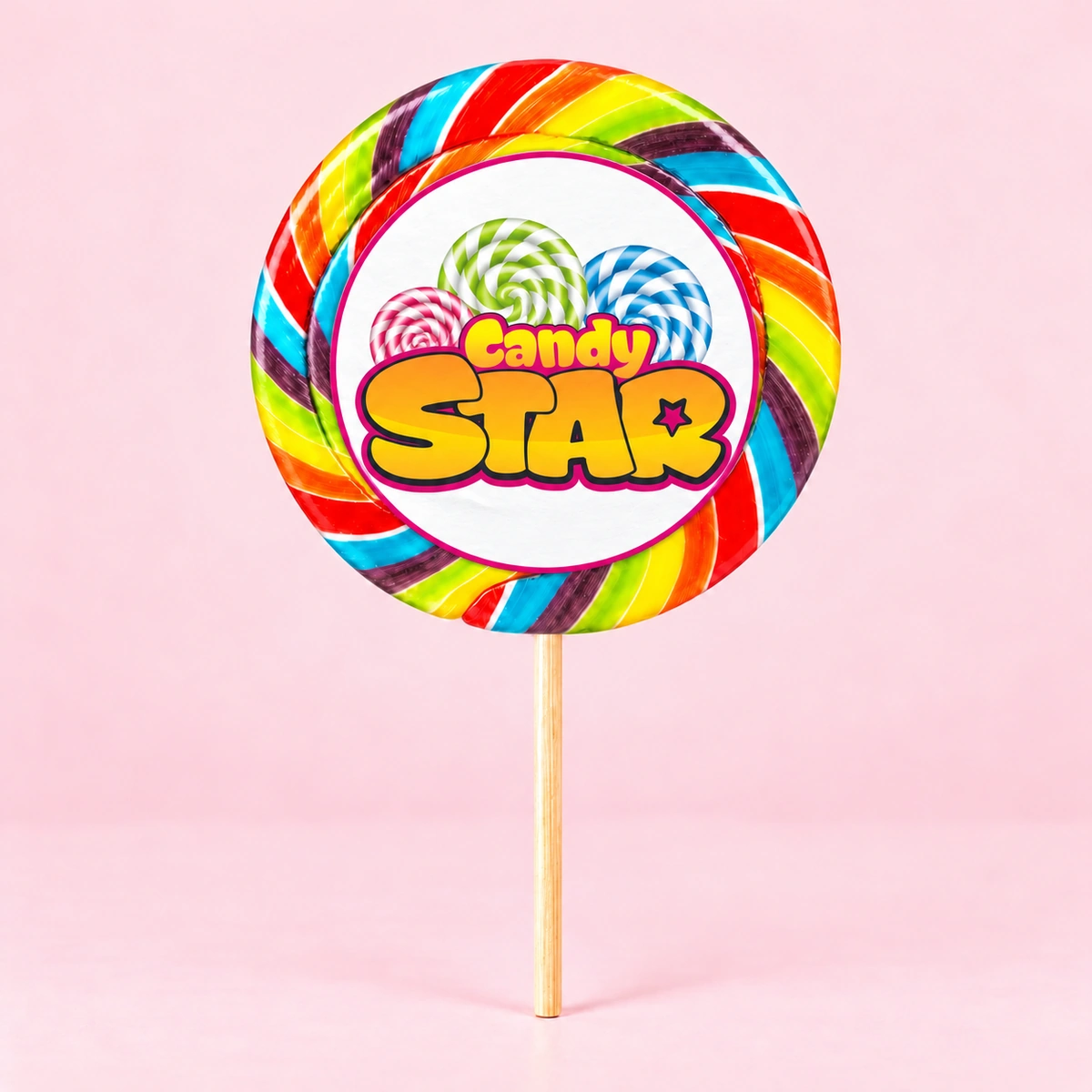 Candy Star Logolu Şeker