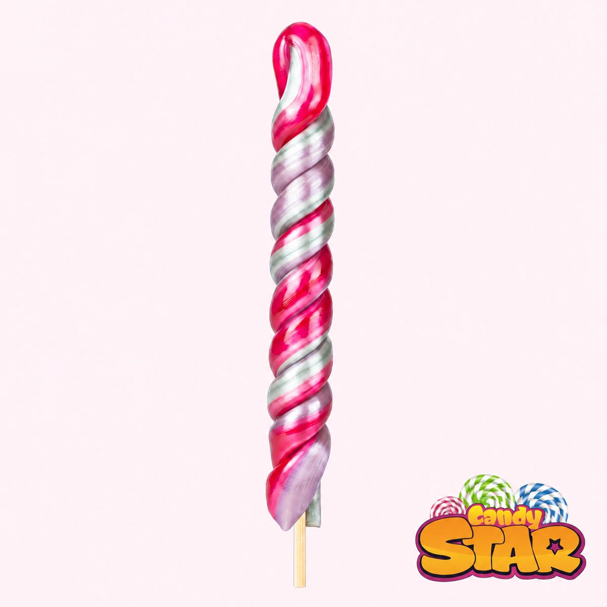 Candy Star Burgu Sosyete Lolipop Şeker 30g