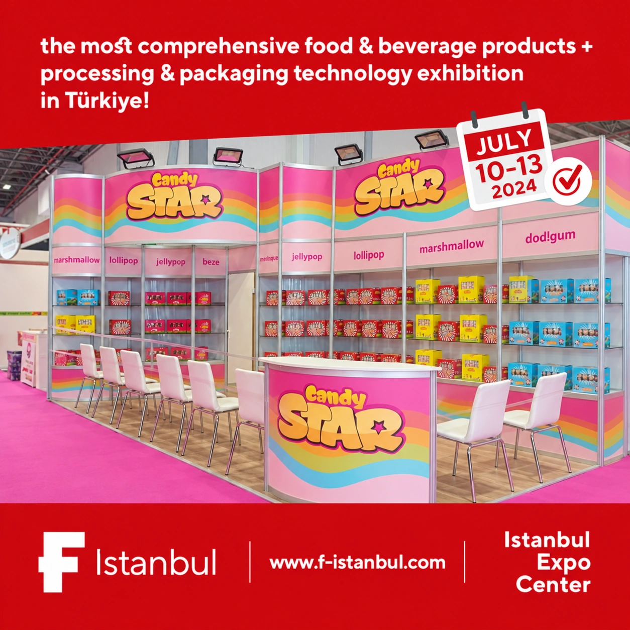 F İstanbul – Gıda, İçecek, Üretim Teknolojileri ve İhracat Fuarı 2024