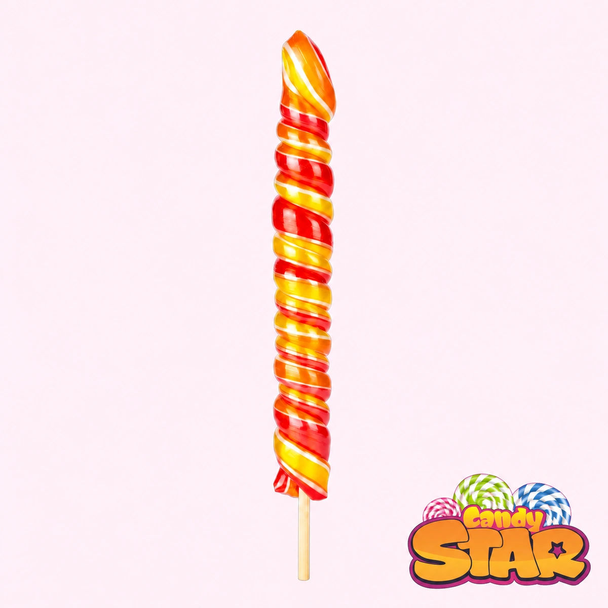 Candy Star Burgu Sosyete Lolipop Şeker 30g