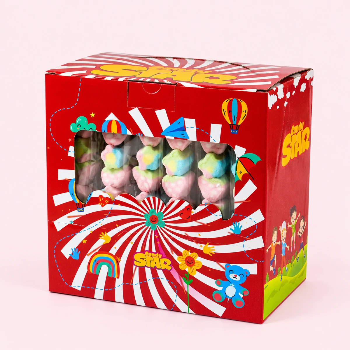 Candy Star Flora / Strawberry Marshmallow Lollipop 25 g