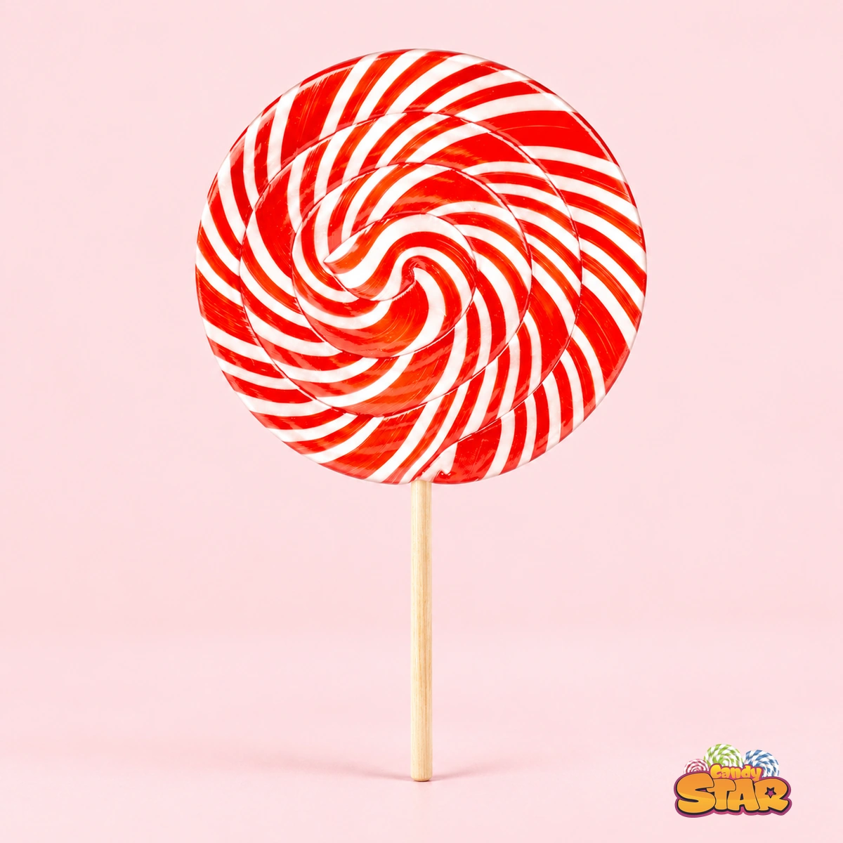 Candy Star Yuvarlak Lolipop Sosyete Şekeri 30g