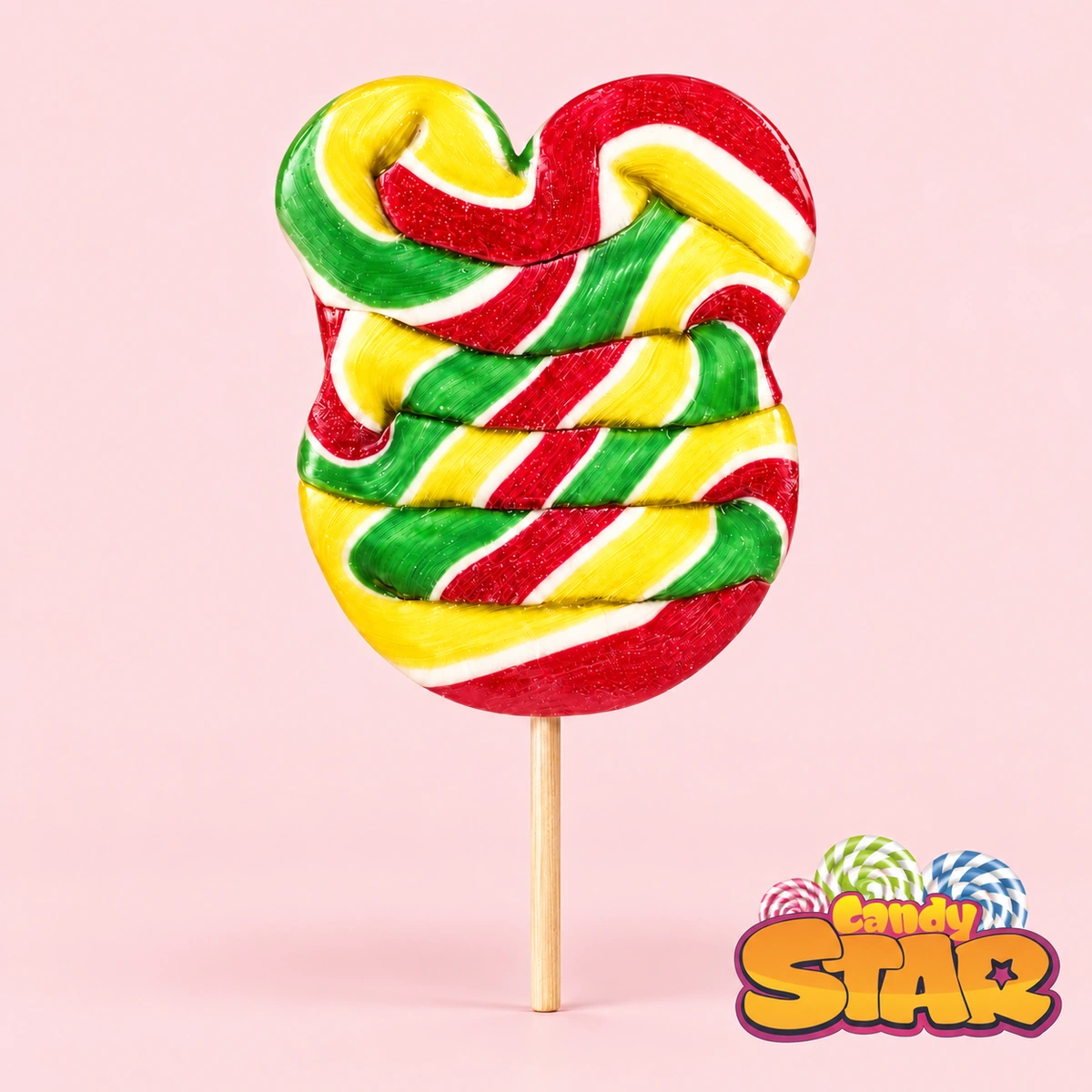 Candy Star Ayıcık Lolipop Sosyete Şekeri 30g