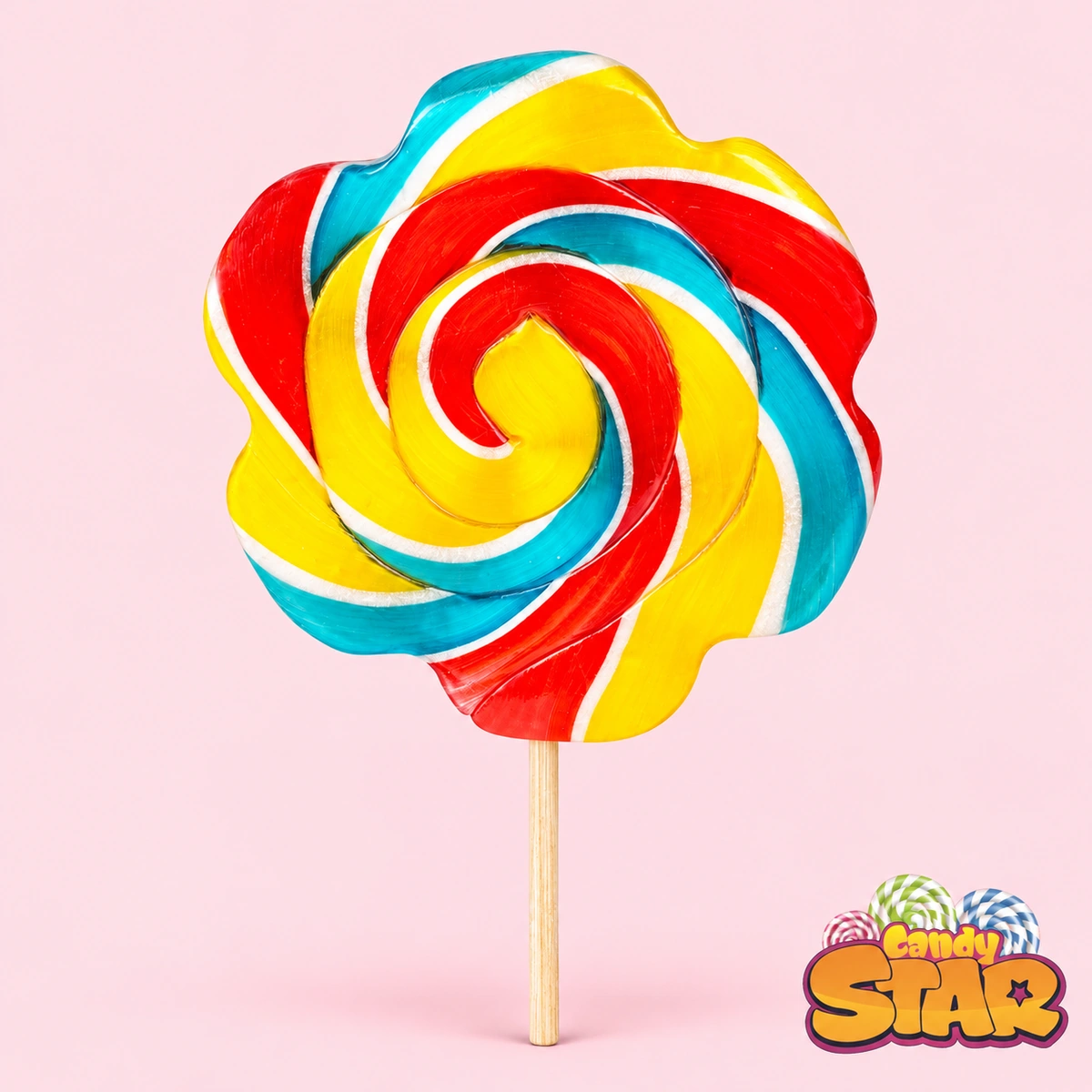 Candy Star Papatya Lolipop Sosyete Şekeri 30g