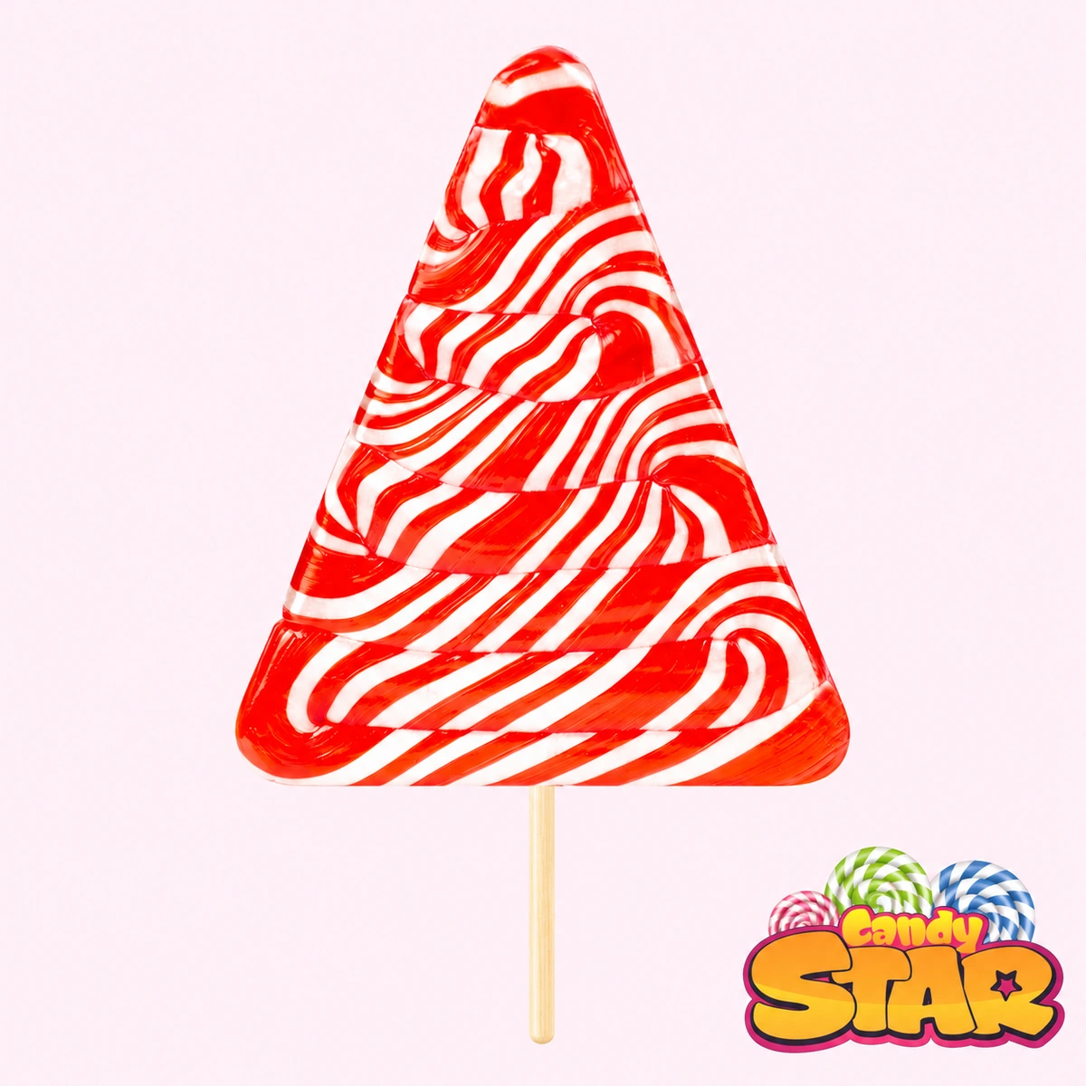 Candy Star Üçgen Sosyete Lolipop Şeker 30g