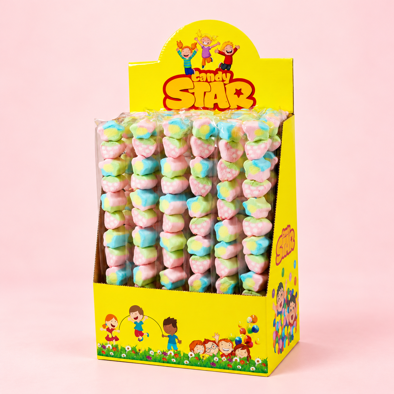 Flora & Strawberry Marshmallow Lollipop 50 g