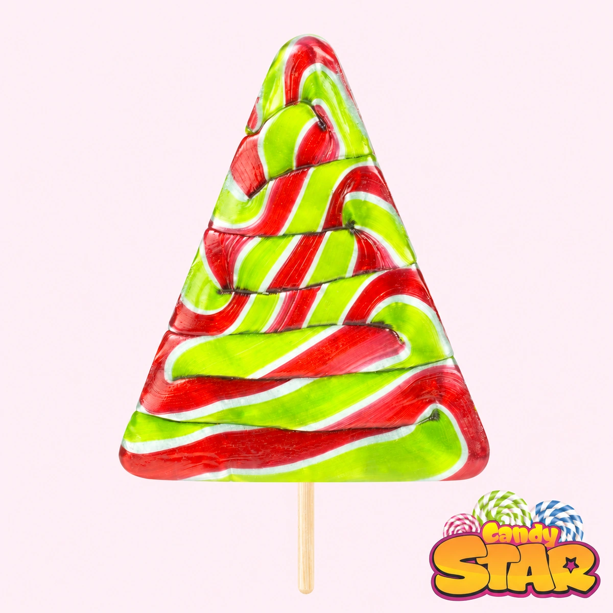 Candy Star Üçgen Sosyete Lolipop Şeker 30g