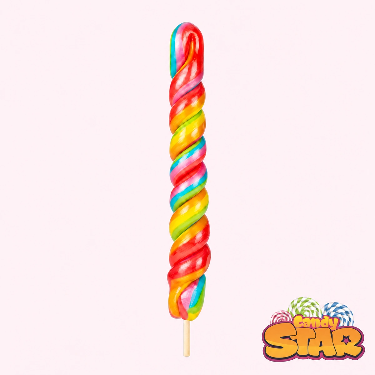 Candy Star Burgu Sosyete Lolipop Şeker 30g